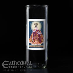 Patron Saint Glass 5/6/7 Day Globes - Infant Jesus of Prague - GG2320