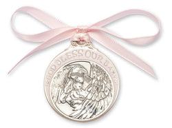 Engravable Crib Medal Pink - FN4300PPW
