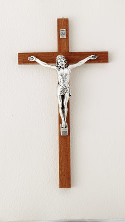 Italian Wood Crucifix 12" - LA4696112