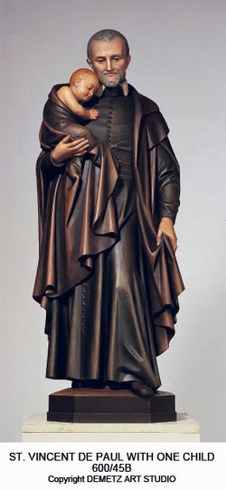 St. Vincent de Paul with Child - HD60045B