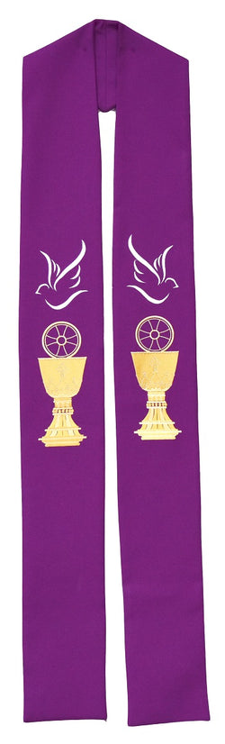 Stole with Holy Spirit and Chalice - SL773/SL774