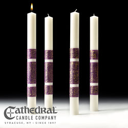 ArtisanWax™ Advent Candles - 4 Purple - GG8238