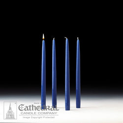 Replacement Advent Tapers for the Home - 4 Piece Sets - 4 Sarum Blue - GG82712201