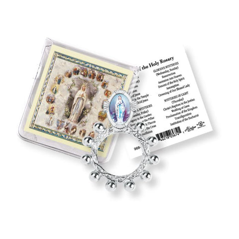 Our Lady of Lourdes Rosary Ring - TA997212