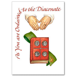 As You are Ordained to the Diaconate Greeting Card- PNCB1544