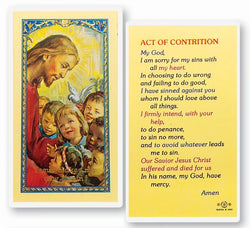 Act of Contrition Holy Card - TA800319