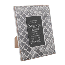 Exquisitely Embossed Grey Moroccan Frame - Friends - GPEQF12SGM