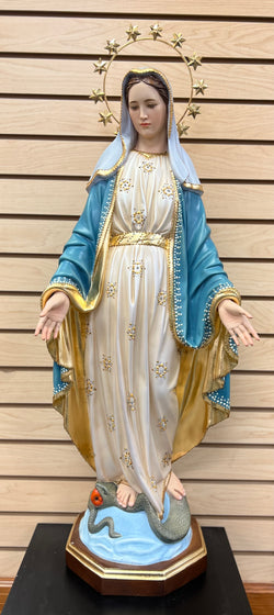 Our Lady of Grace Statue Fancy 34" - HM5555