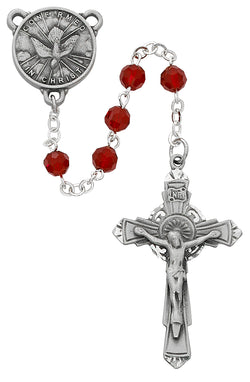 Red Holy Spirit Rosary - UZR707DF