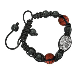 Black Basketball Bracelet - UZBR736C
