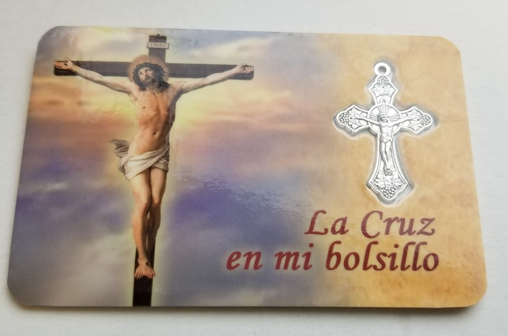 The Cross in My Pocket card in Spanish - LA1700cx/sp – Michigan Church  Supply