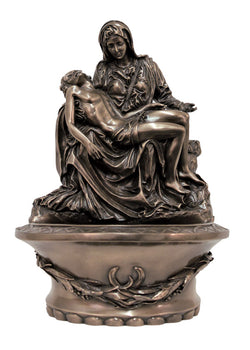 Pieta Font in bronze (standing or hanging) - ZWSR77684