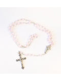 Baby Baptismal Rosary in pink - LABX13BTP292
