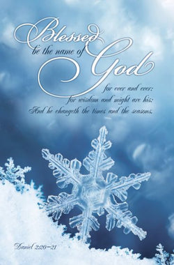 Blessed be the Name of God Bulletin Cover - AJU7693