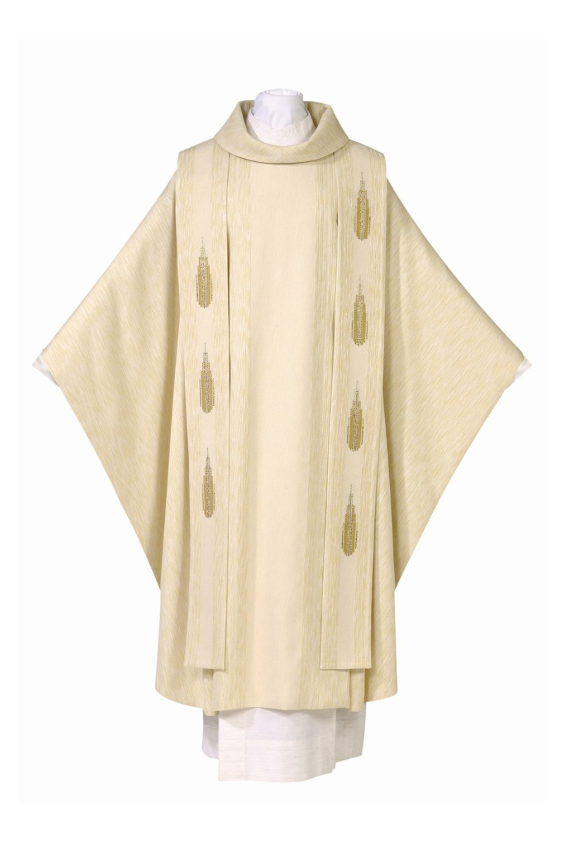 Chasuble with Overlay Stole - JG102-8226W