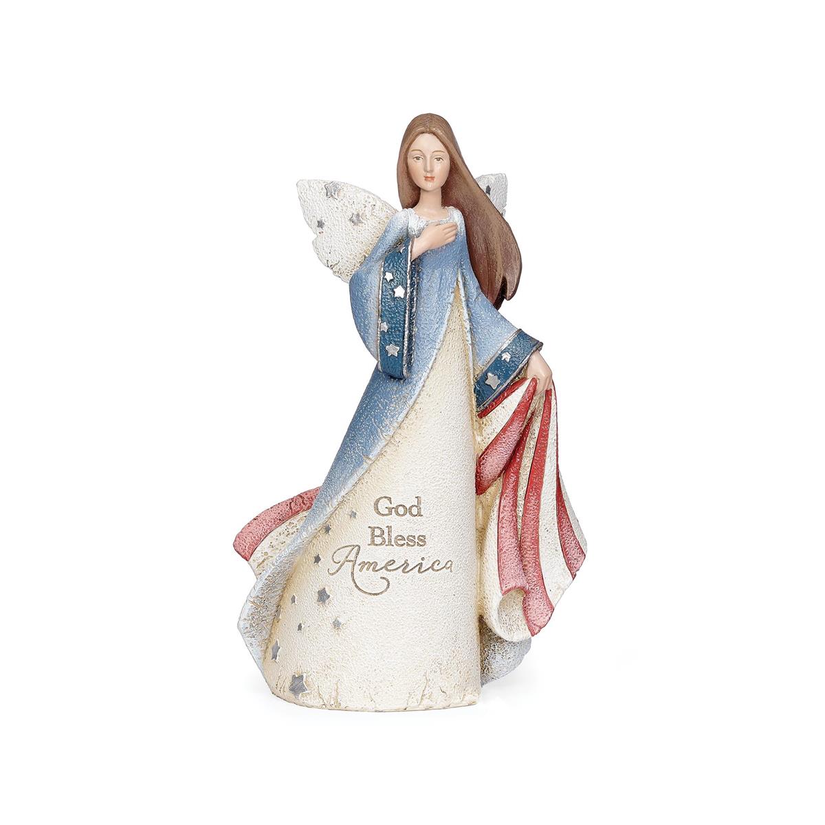 God Bless America Angel 7.5"h - LI12285