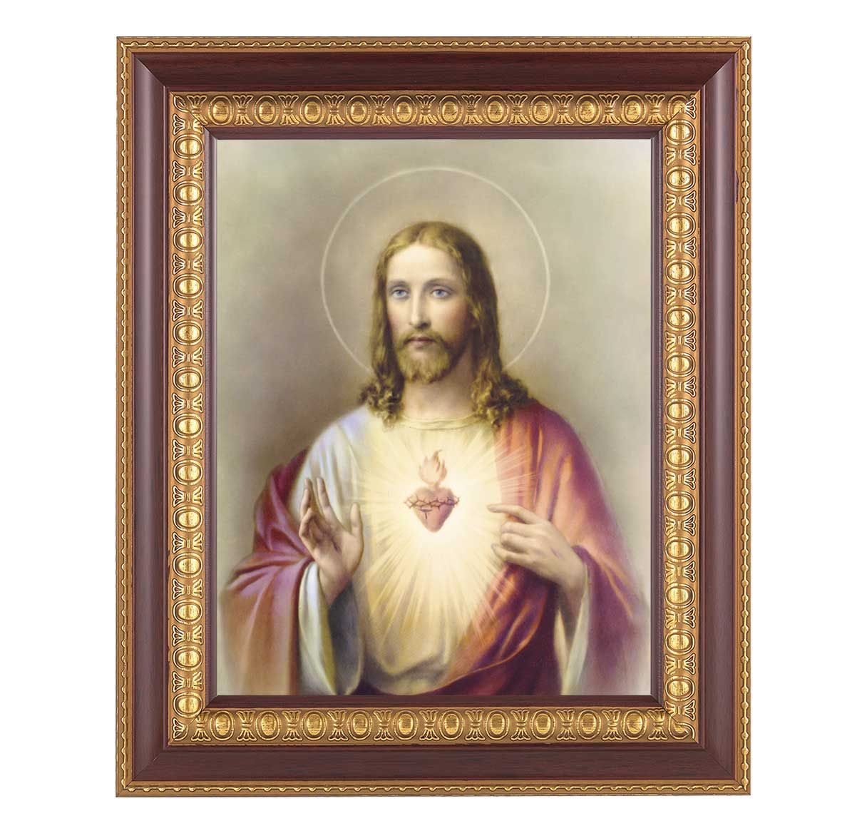 Sacred Heart of Jesus framed picture - TA126111