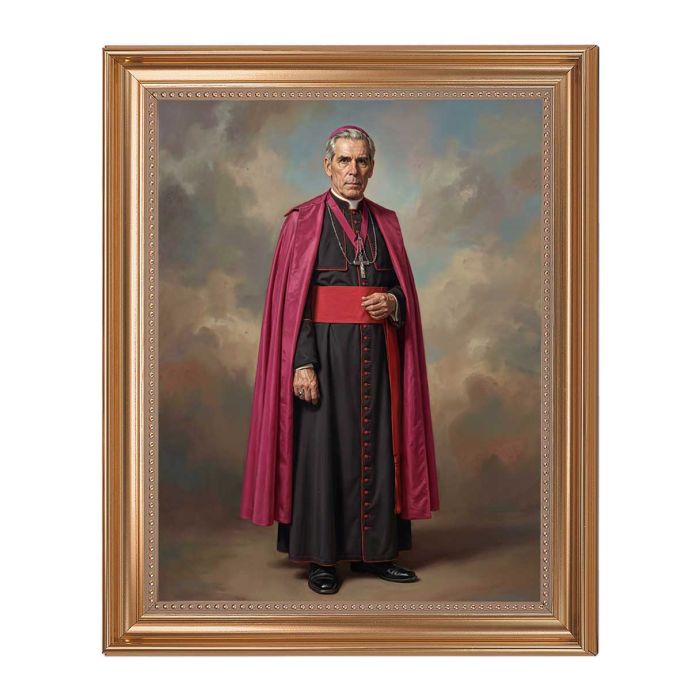 Fulton Sheen framed art-TA129-594