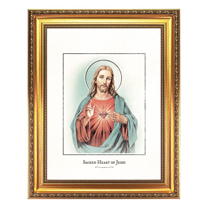 Sacred Heart Framed art-TA131E-101EN
