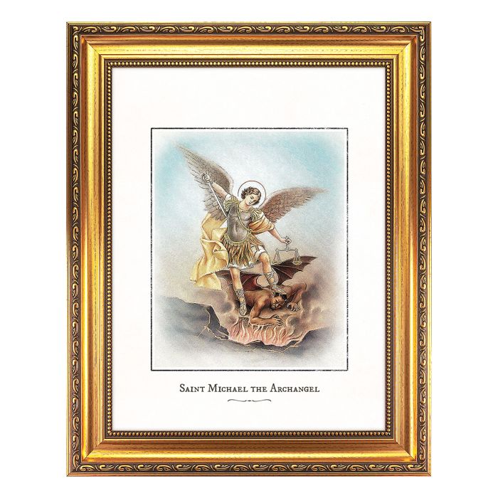 St. Michael Framed art-TA131E-330EN