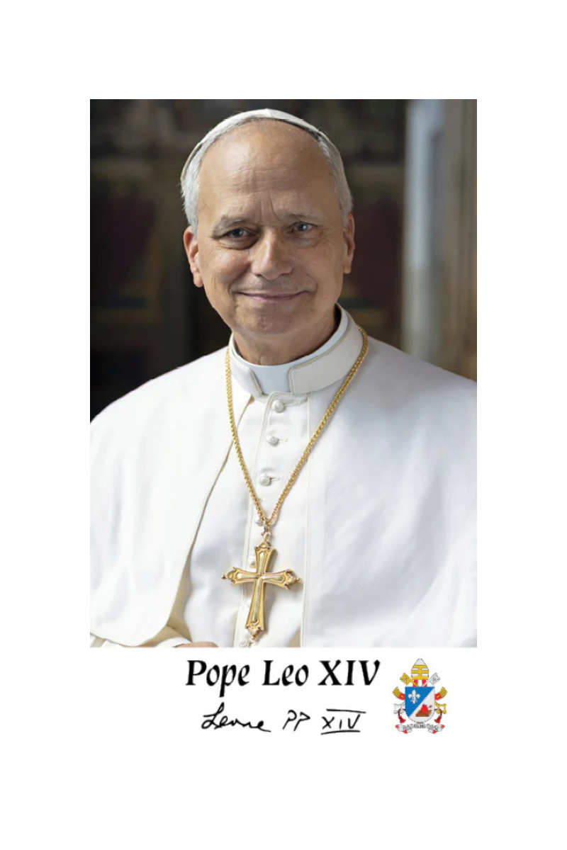 Pope Leo XIV Holy Card