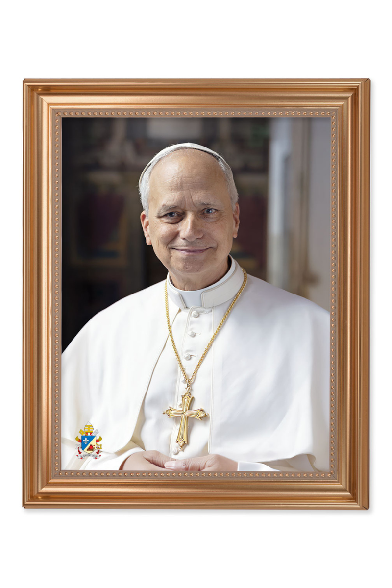 Pope Leo XIV Framed Portrait - 13-1/2" x 16-1/2" - TA129567D