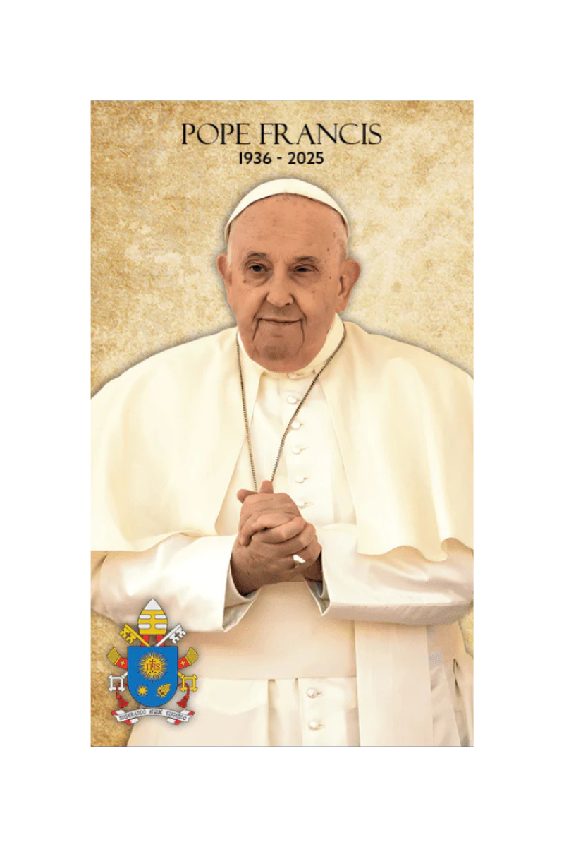In Memoriam Pope Francis Holy Cards