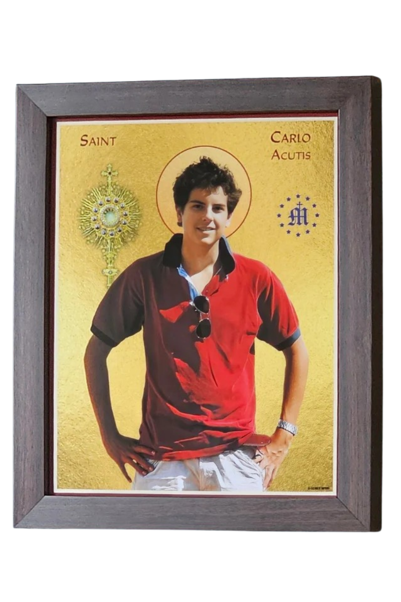 St Carlo Acutis Framed Icon
