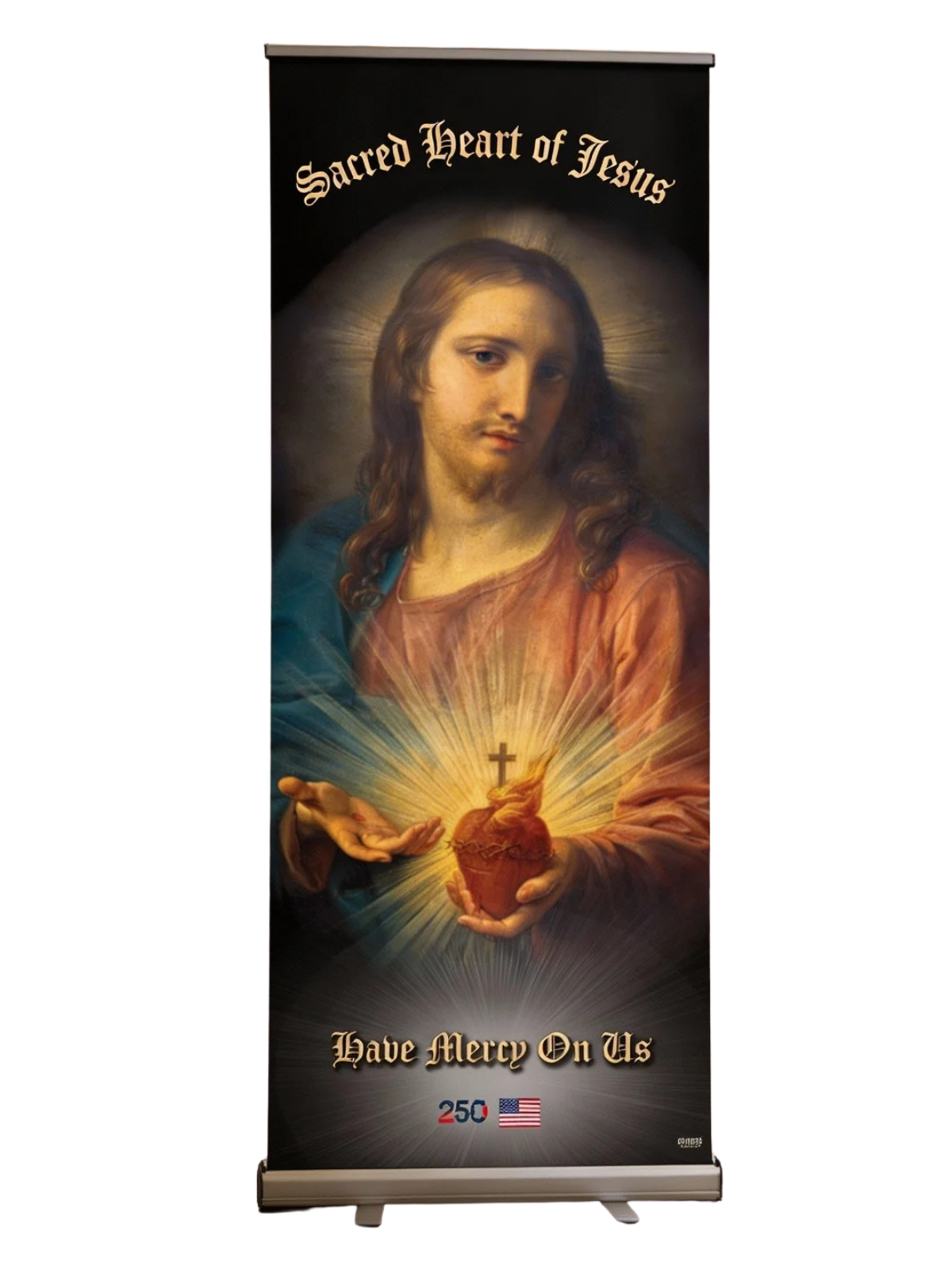 Standing Sacred Heart of Jesus Banners - CK250/2&3
