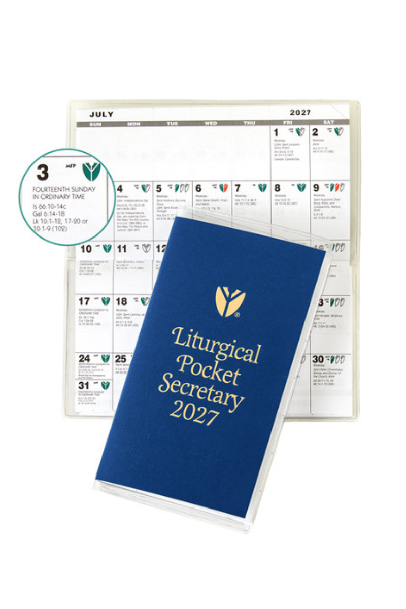 *Pre Order* The 2027 Liturgical Pocket Secretary Catholic - UR427C