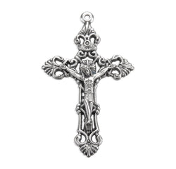 Silver Oxidized Crucifix 2" - TA2044