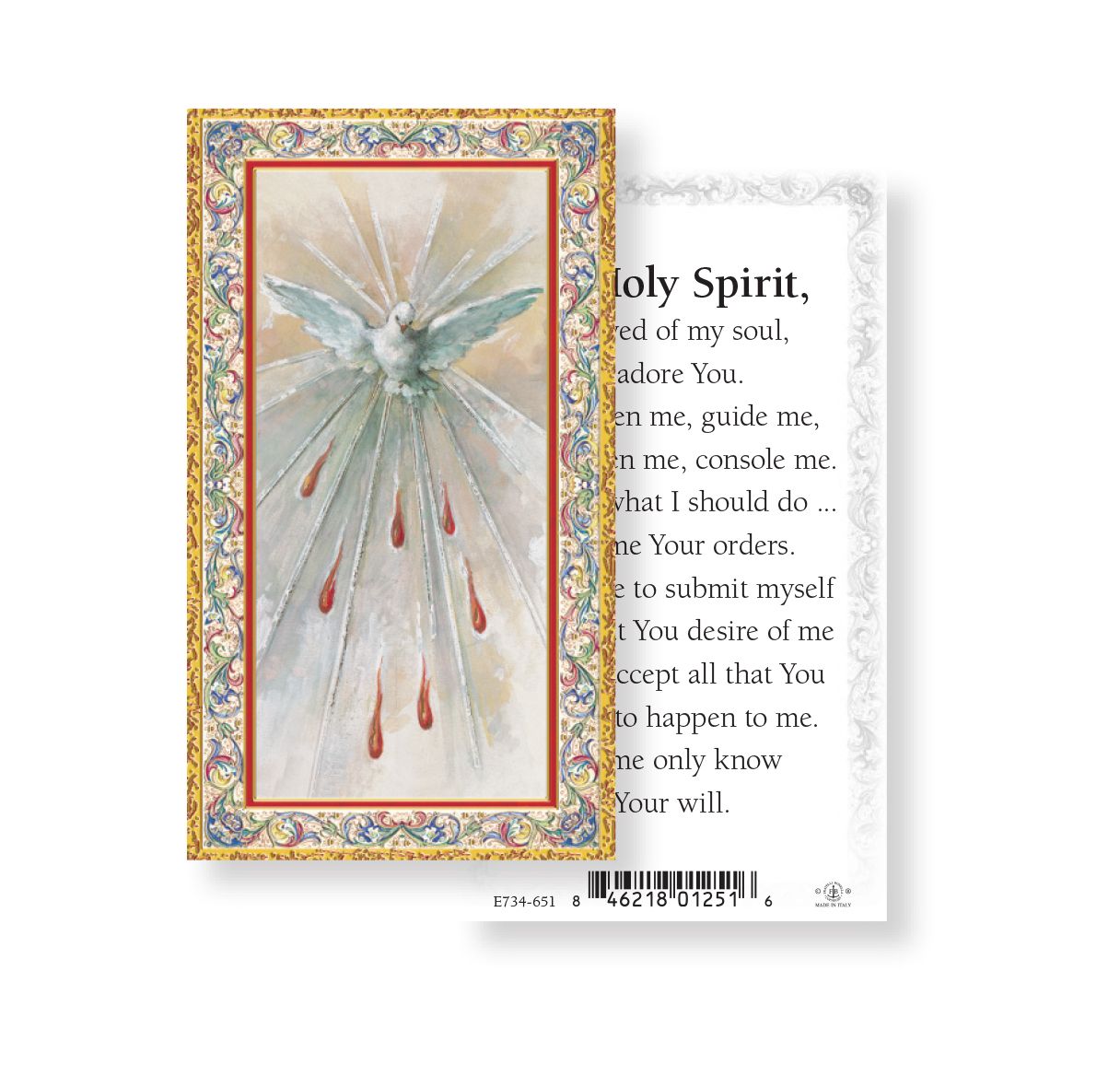 Holy Spirit Holy Card - TA734651