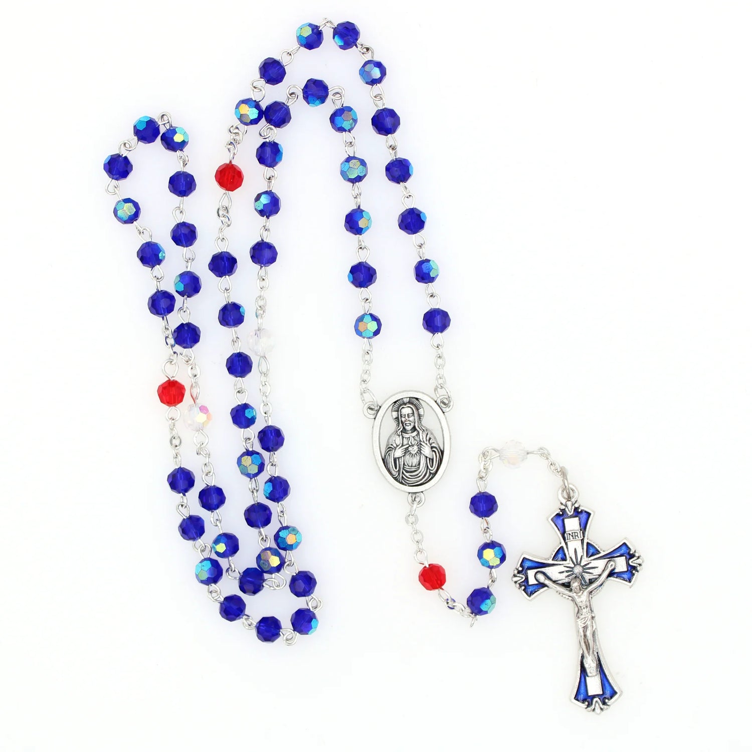 250th Anniversary Blue Rosary - NP250ANV-BLUE