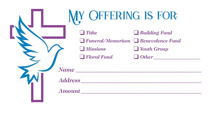 Offering envelope-AJU2910