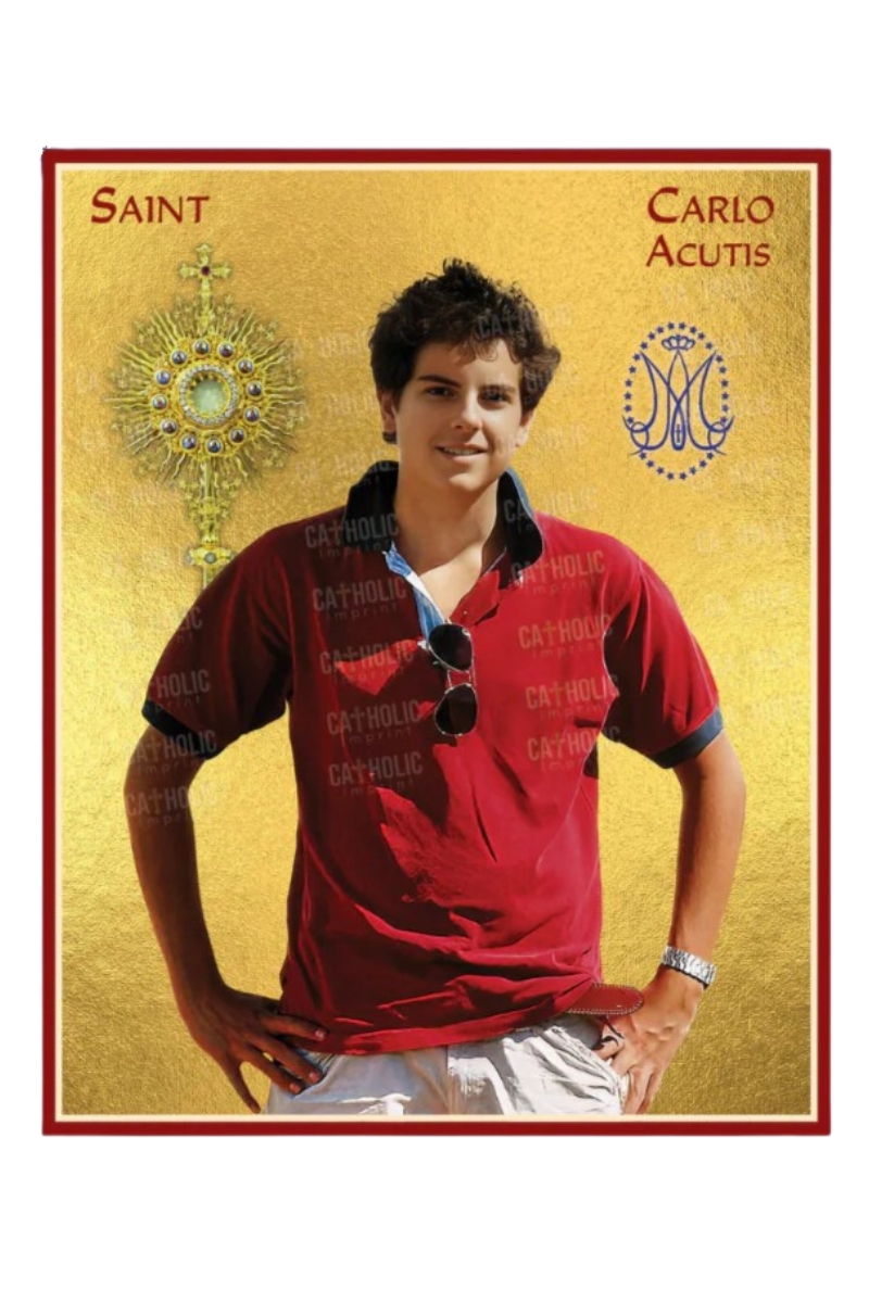 St Carlo Acutis Icon Print