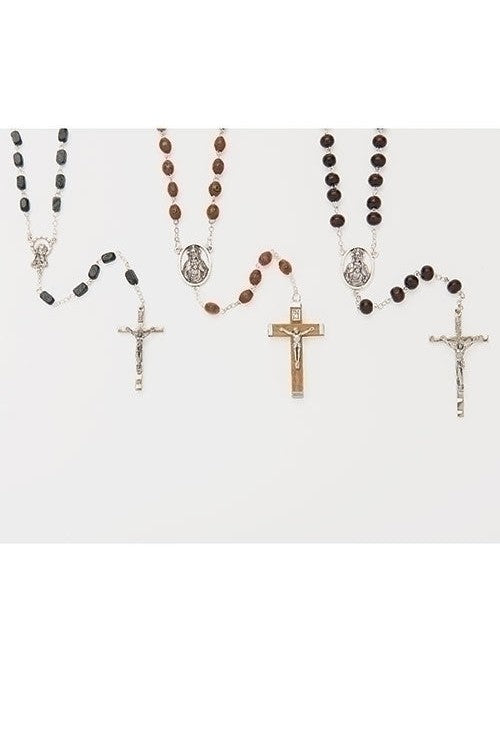 3 Assorted Wood Rosaries - LI30606