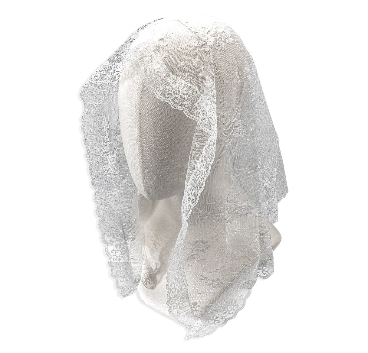 White Mantilla - TA3959-02