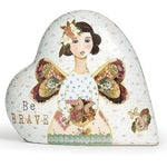 3.5" Joy Wu Musical Heart Love Note - LI7917-Inspirational Gifts-Roman, Inc-Be brave-Michigan Church Supply