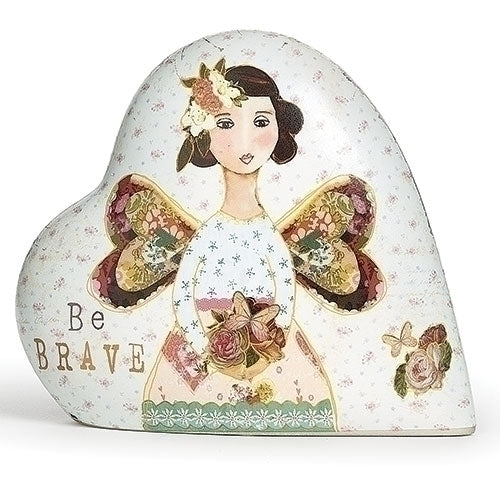 3.5" Joy Wu Musical Heart Love Note - LI7917-Inspirational Gifts-Roman, Inc-Be brave-Michigan Church Supply