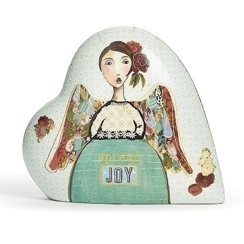 3.5" Joy Wu Musical Heart Love Note - LI7917-Inspirational Gifts-Roman, Inc-Spread joy-Michigan Church Supply