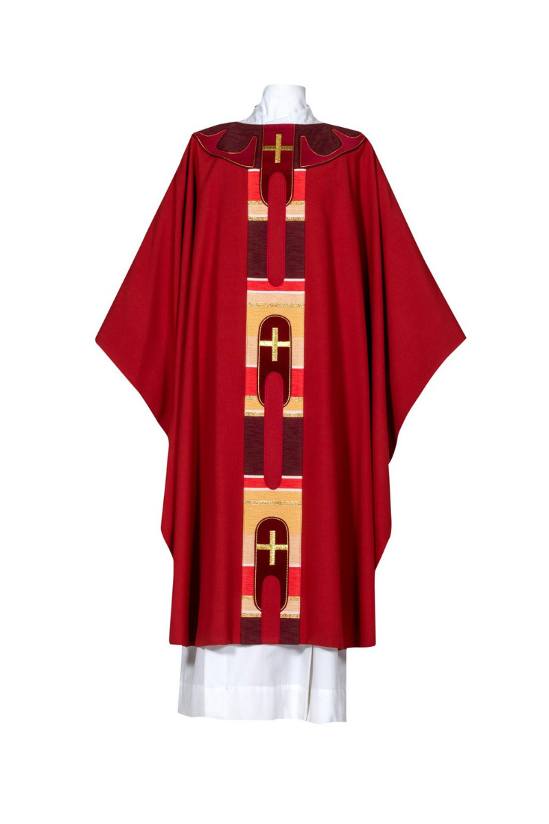 Cathedral Chasuble - Red
