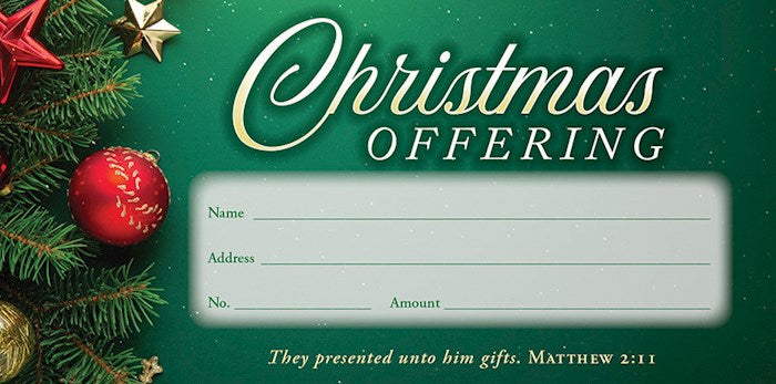 Christmas offering envelope-AJ4425E