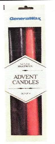 Beeswax Advent Tappers-SW461012BWX