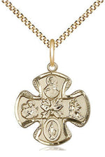 5-Way Medal - FN5443-Jewelry-Bliss Mfg-Gold Filled-Michigan Church Supply
