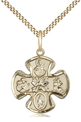 5-Way Medal - FN5443-Jewelry-Bliss Mfg-Gold Filled-Michigan Church Supply