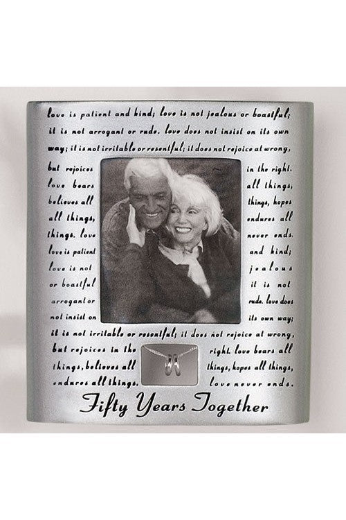 50th Anniversary Frame - LI40178-Inspirational Gifts-Roman, Inc-Michigan Church Supply
