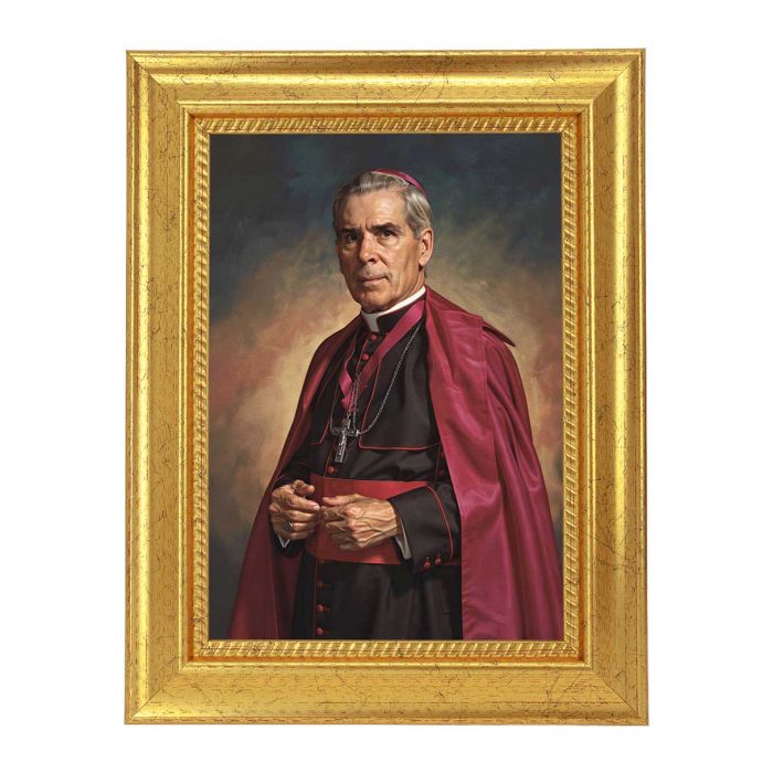 Fulton Sheen framed art-TA570-594A