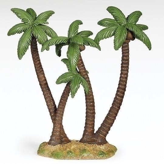 Palm Trees 11"H cluster of 4 for 5" Fontanini - LI59552