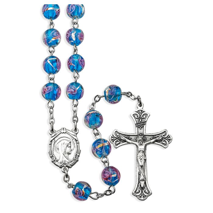 Blue Rosary-TA1182BL