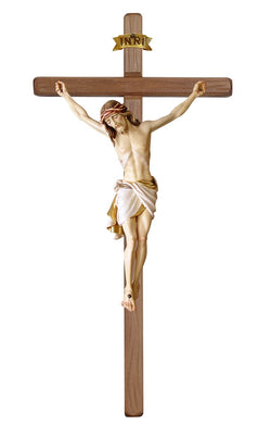 Dark Siena Crucifix with White Colored Cloth - MX721000DW